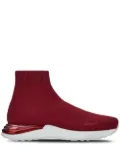 Ferragamo logo-print sock sneakers - Red