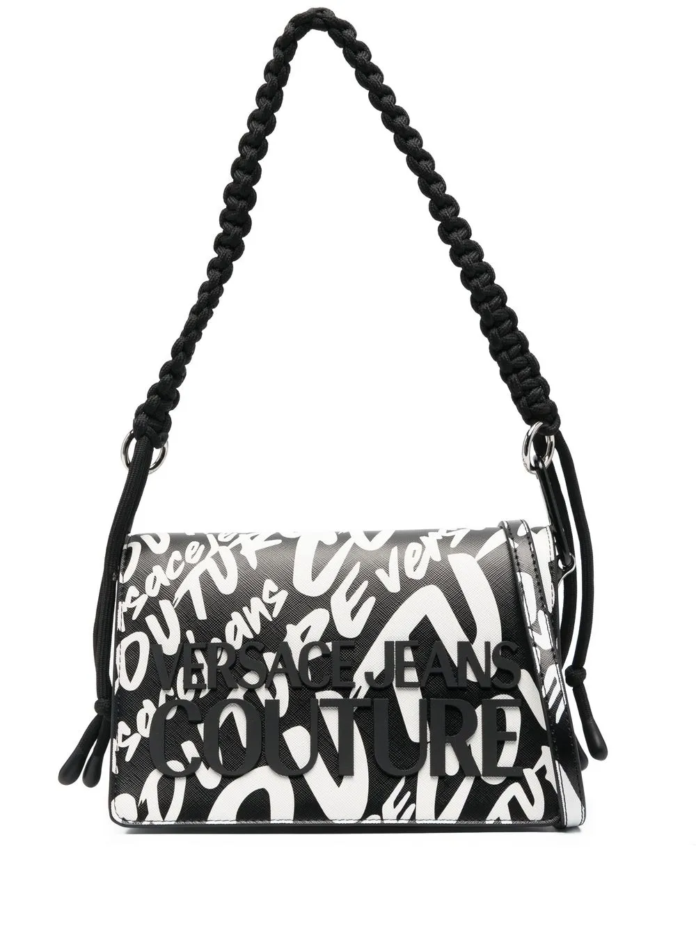 

Versace Jeans Couture logo print crossbody bag - Black