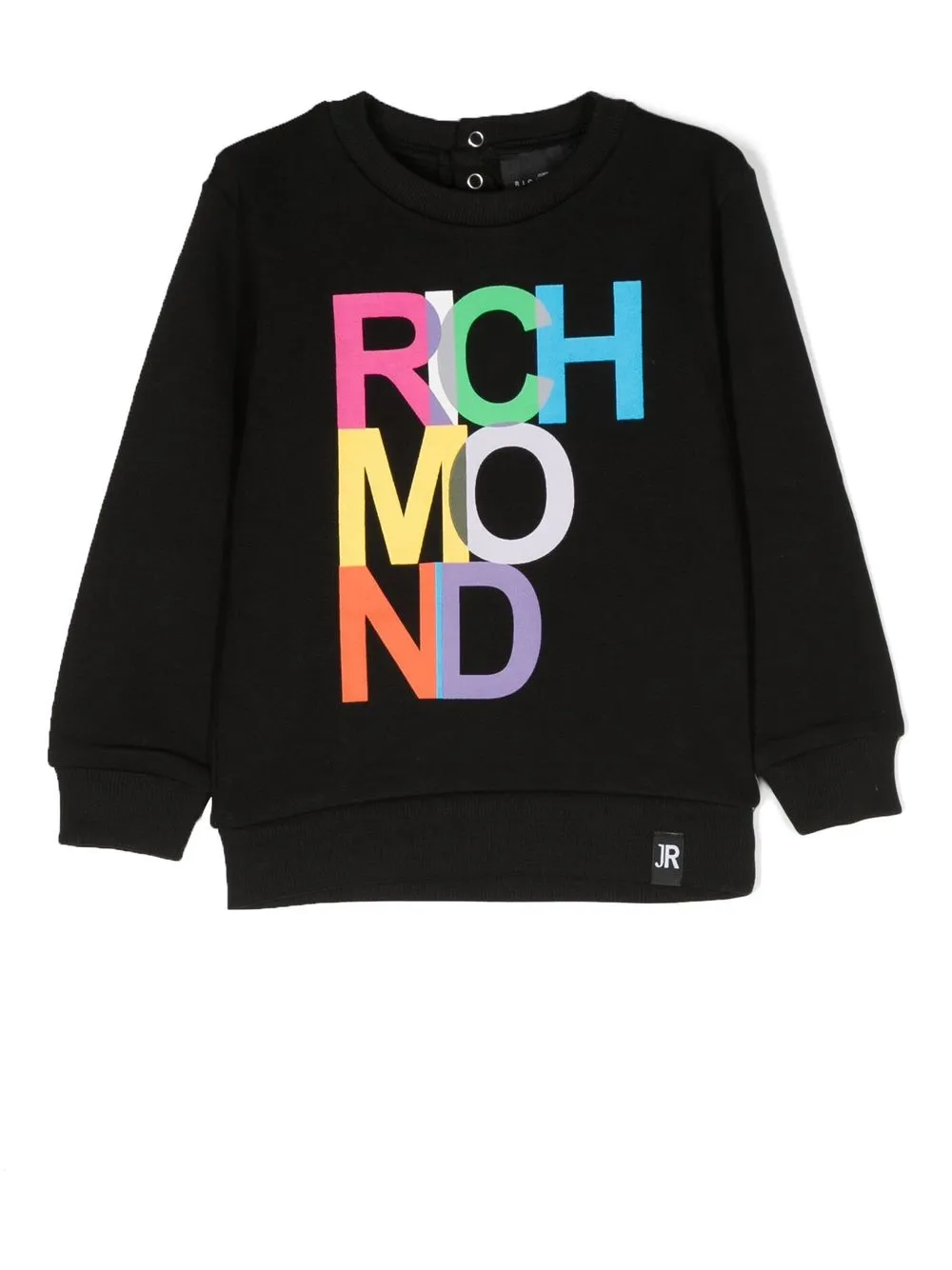 

John Richmond Junior logo-print detail sweatshirt - Black