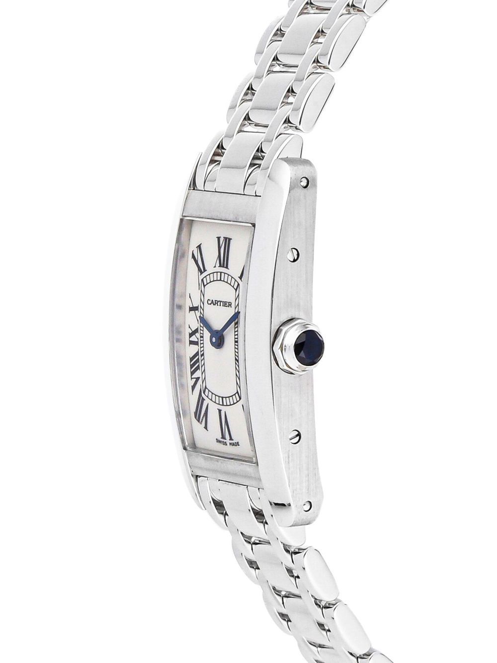 Cartier Pre-owned Tank Americaine horloge - Zilver
