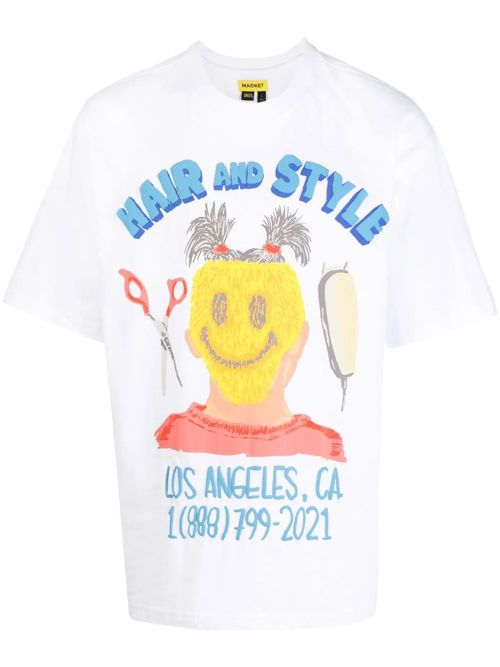 

MARKET Hair And Style print T-shirt - White