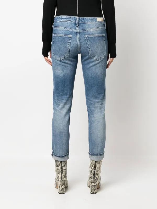 AG Jeans ハイライズ ボーイフレンドジーンズ | ブルー | FARFETCH JP