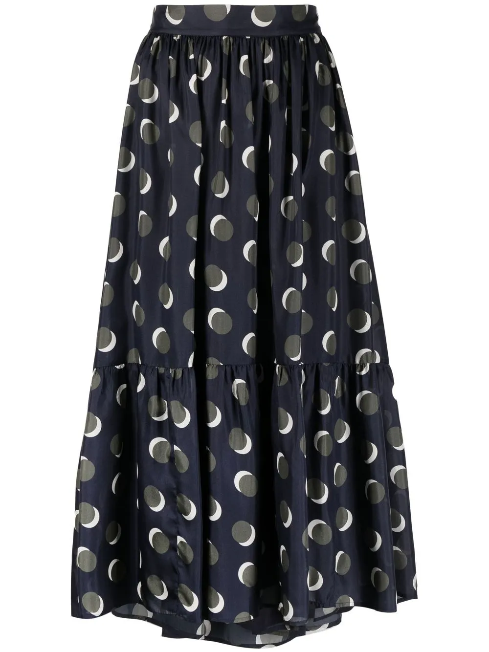 

ERES Meteore A-line midi skirt - Blue