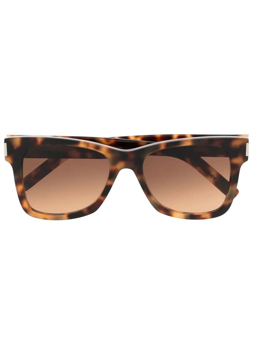 

Saint Laurent Eyewear lentes de sol con armazón wayfarer - Marrón