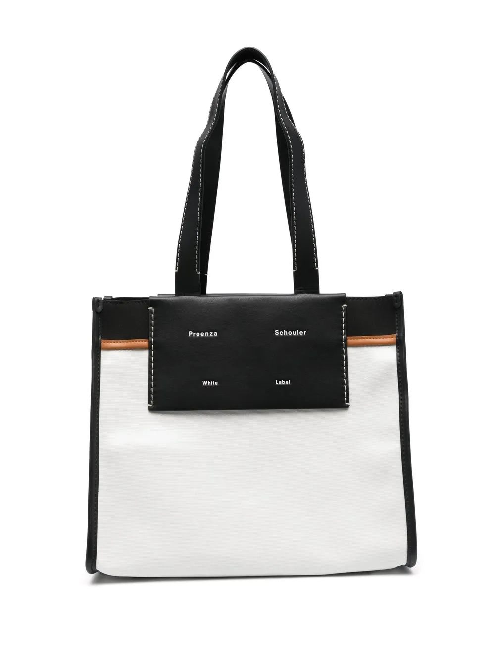 

Proenza Schouler White Label Morris coated tote bag - Blanco
