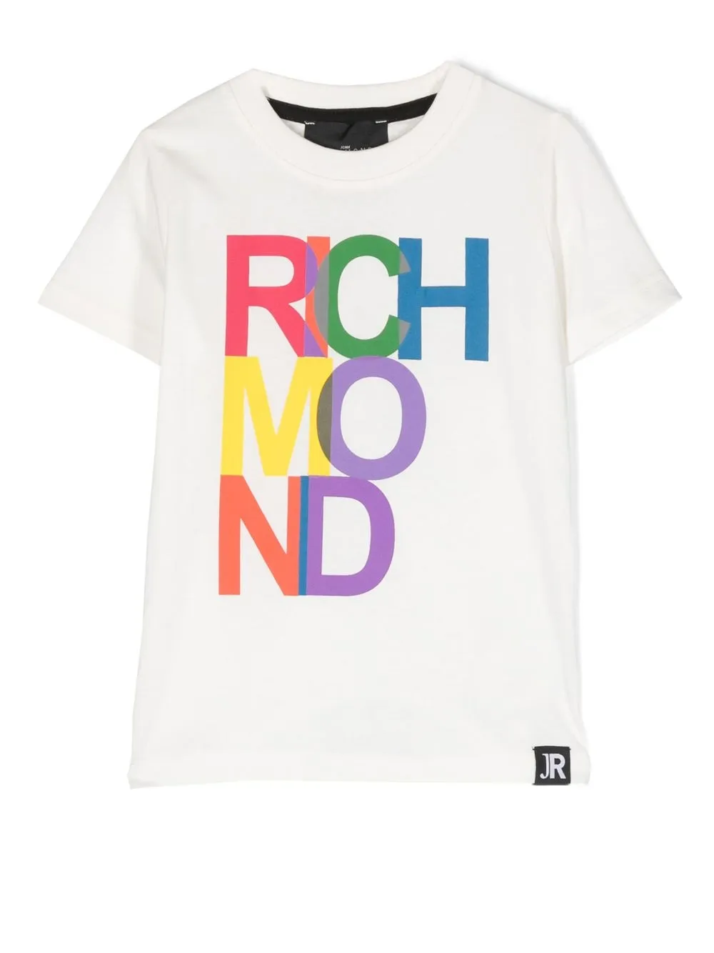 

John Richmond Junior logo-print short-sleeve T-shirt - White