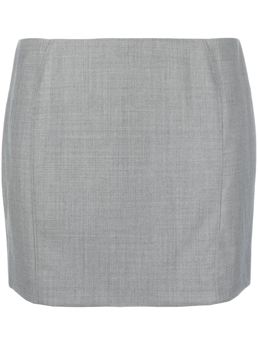 

St. Agni straight-cut mini skirt - Grey