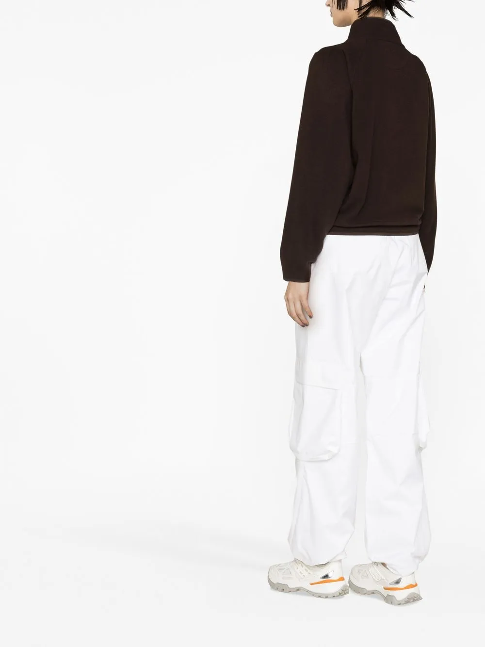 Outdoor Voices Fleece Snapfront Jacket In Brown ModeSens