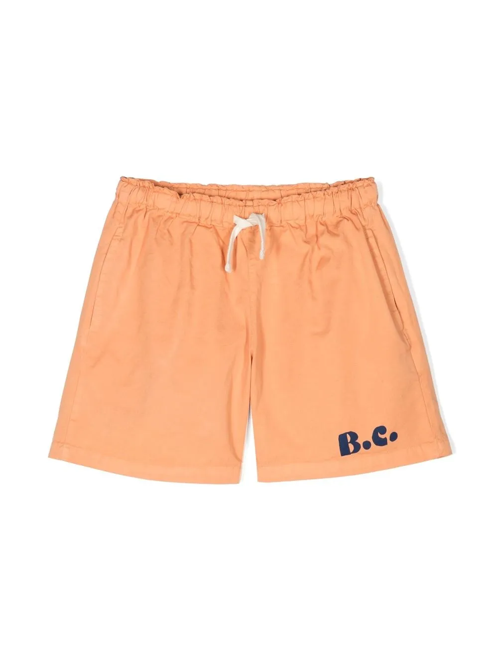 

Bobo Choses logo-print organic-cotton shorts - Orange