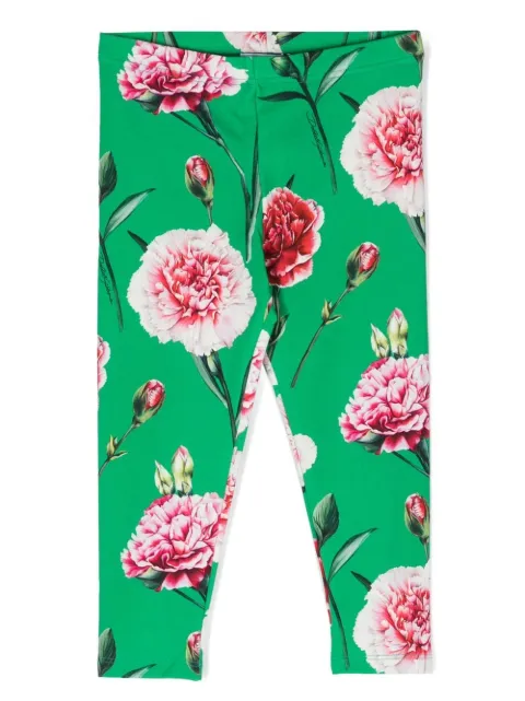 Dolce & Gabbana Kids floral-print leggings