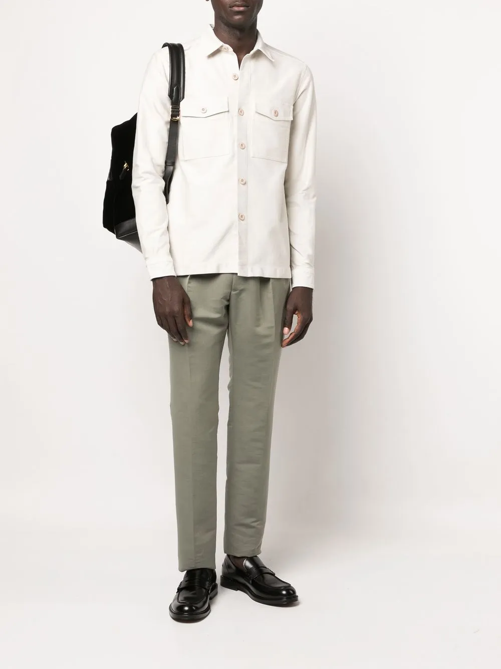 

TOM FORD flap-pocket overshirt - White