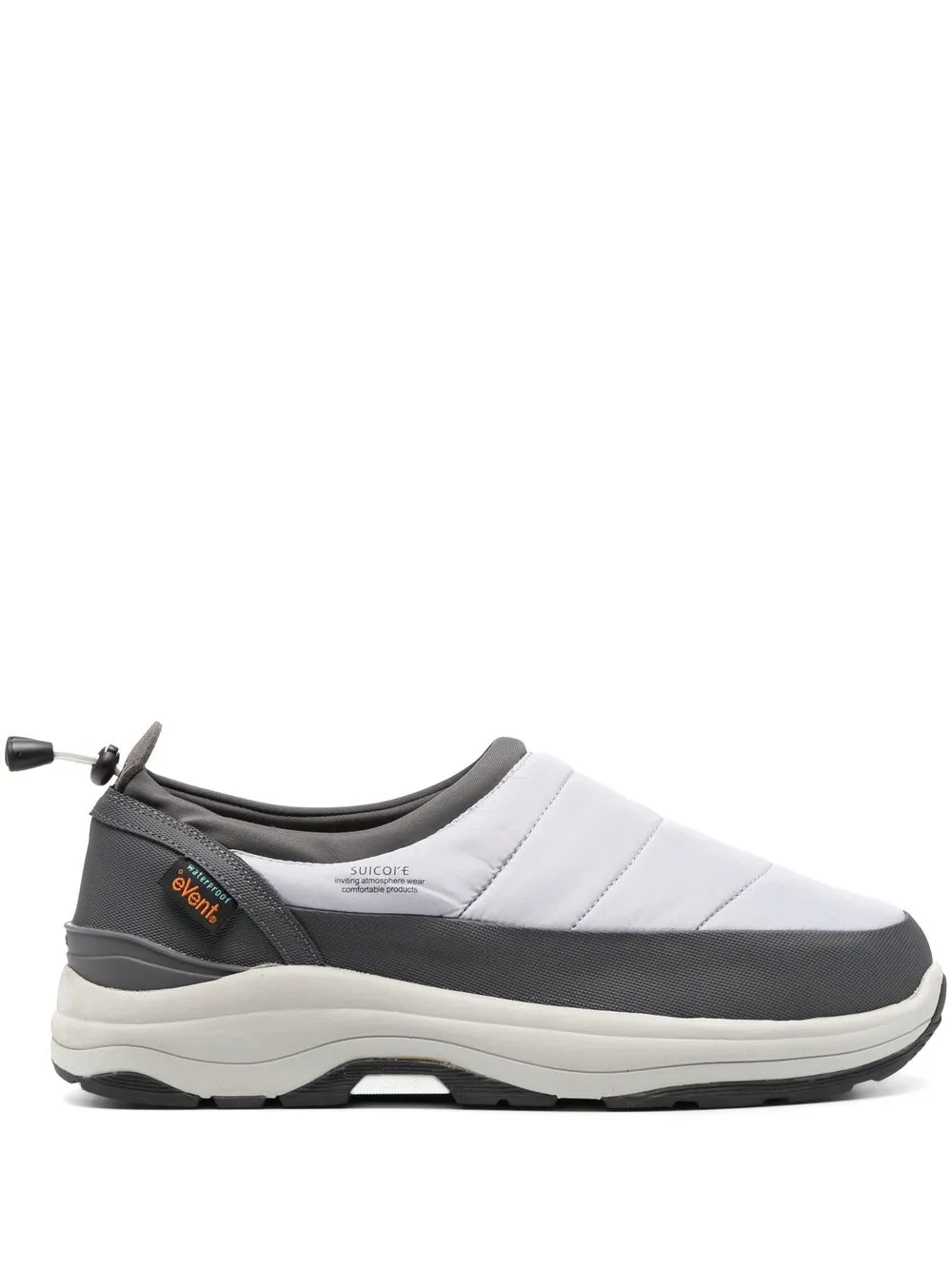 

Suicoke tenis bajos capitonados - Gris