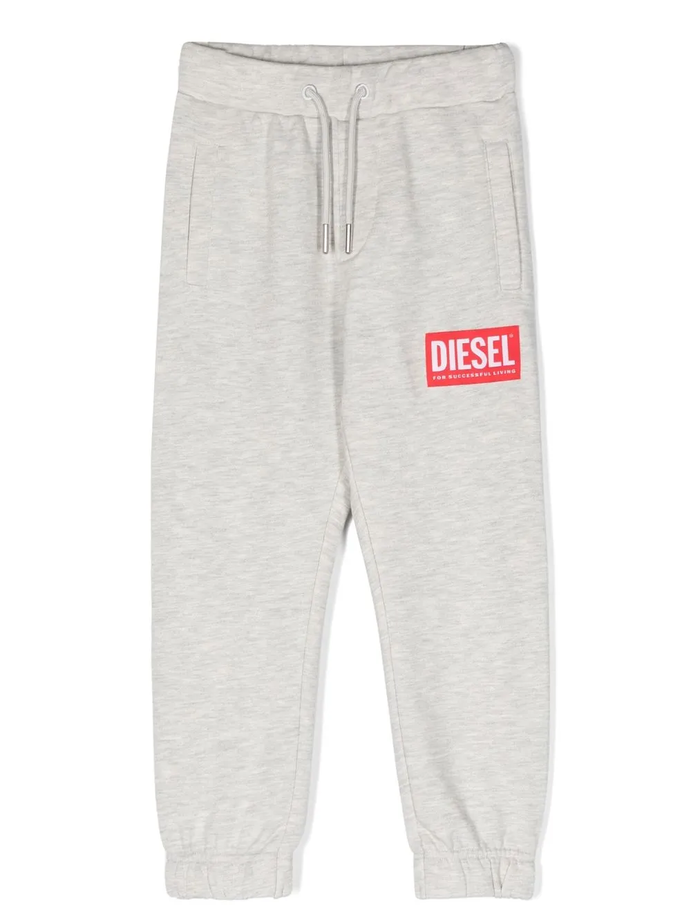 

Diesel Kids logo-patch track pants - Grey