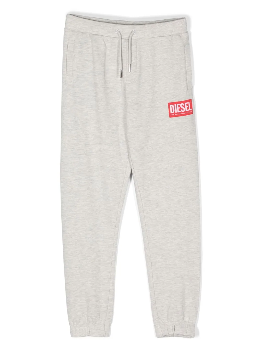 

Diesel Kids pants con parche del logo - Gris