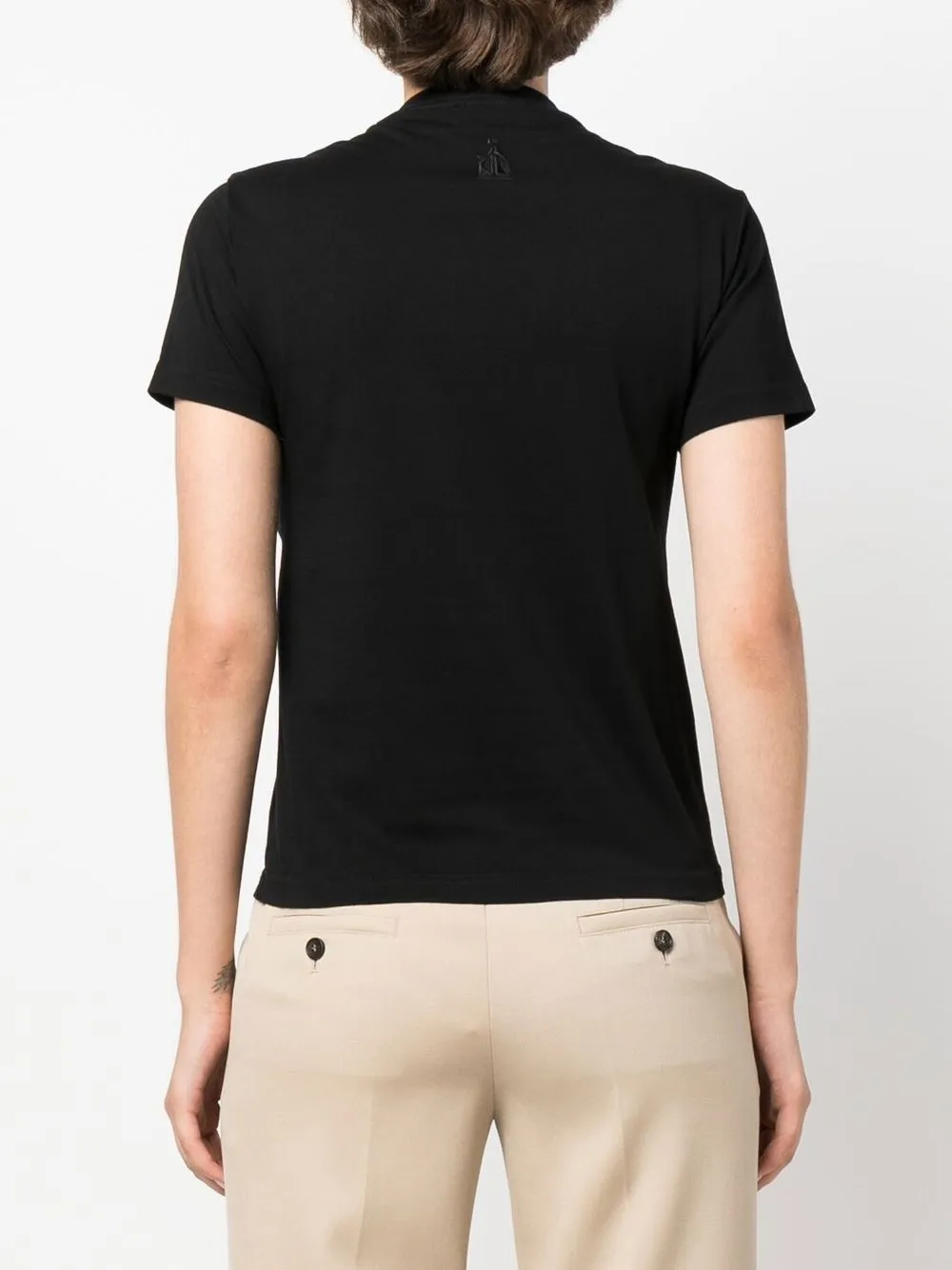 image 4 of lanvin logo刺绣圆领t恤