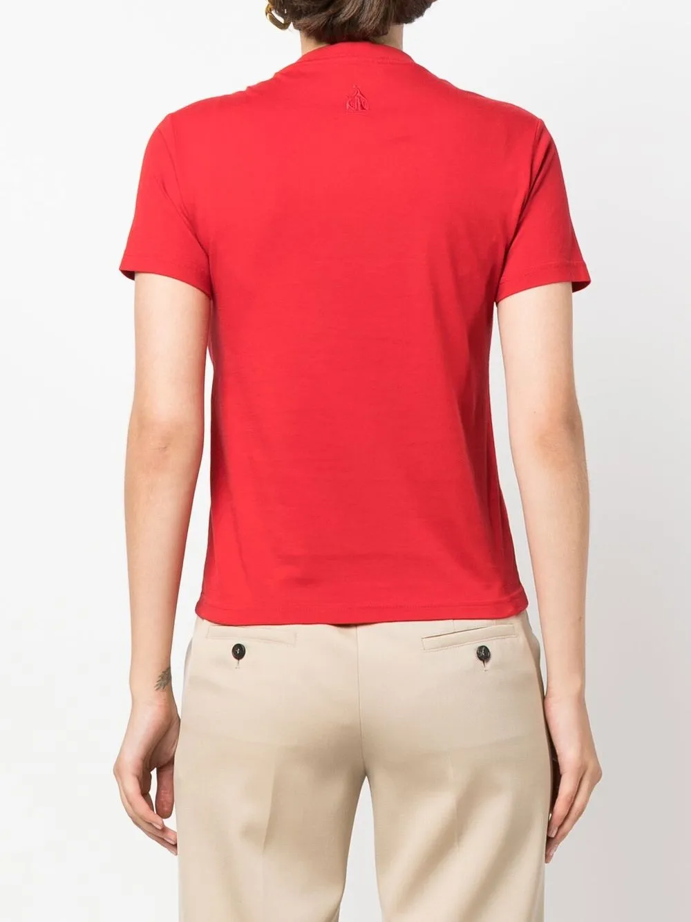 image 4 of lanvin logo刺绣圆领t恤