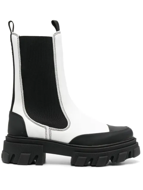 GANNI chunky Chelsea boots
