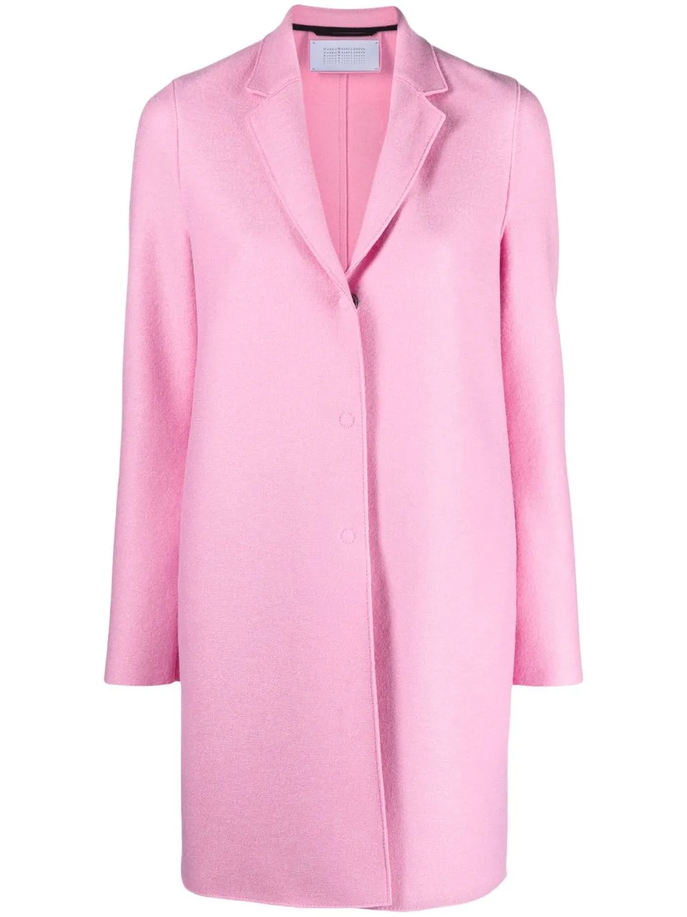 

Harris Wharf London single-breasted wool coat - Pink