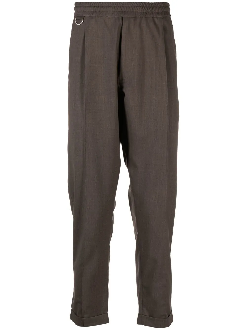 

Low Brand elasticated straight-leg trousers - Brown