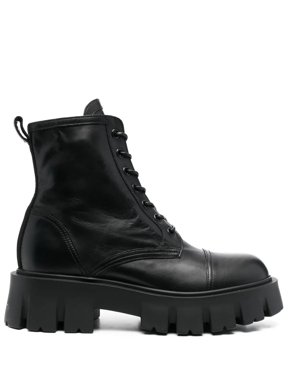 

Premiata calf leather ankle boots - Black