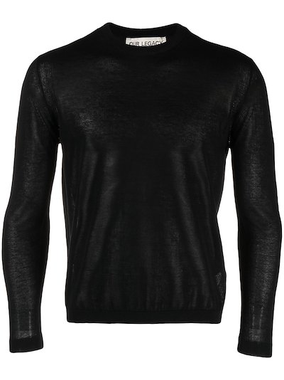 OUR LEGACY - long-sleeved cotton sweatshirt