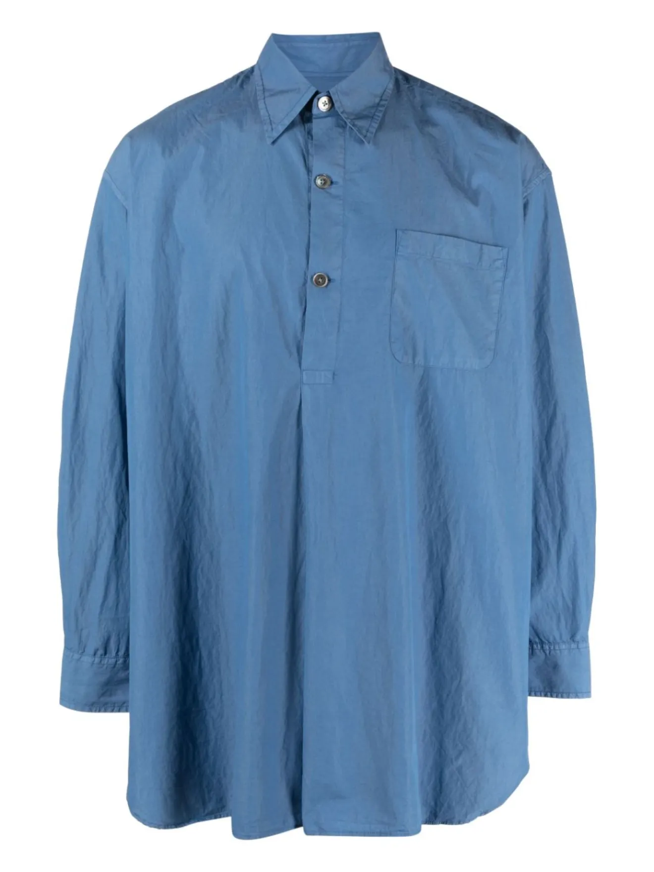 OUR LEGACY oversized buttonup shirt blue MODES
