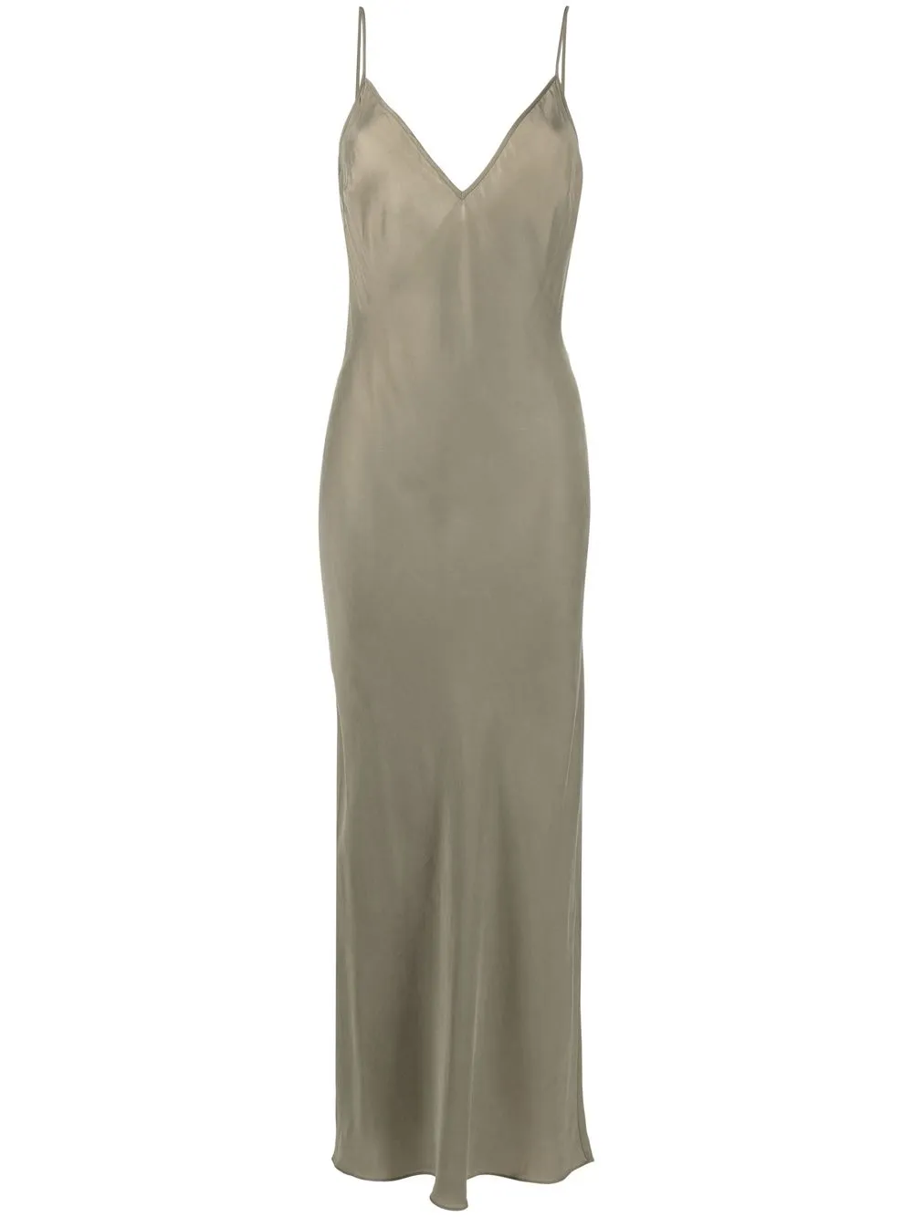 

St. Agni V-neck slip dress - Grey