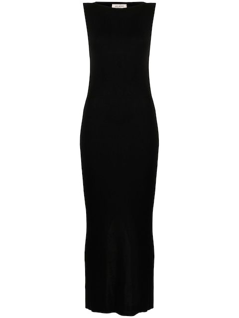 St. Agni Midikleid mit Cut-Outs