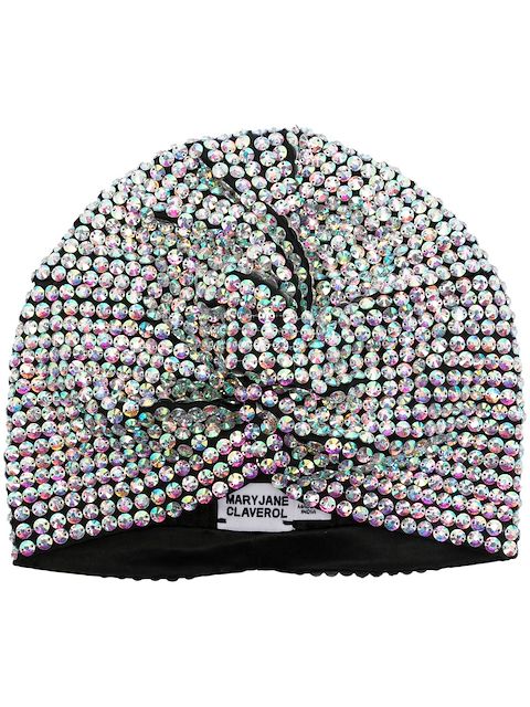 MaryJane Claverol Studio 54 crystal-embellished turban