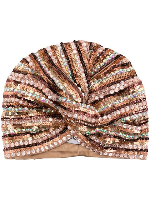MaryJane Claverol Augusta sequin turban