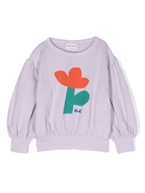 Bobo Choses cartoon-print cotton sweatshirt