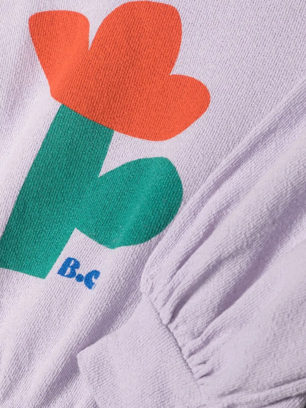 Bobo Choses Cartoon-print Cotton Sweatshirt In Violett