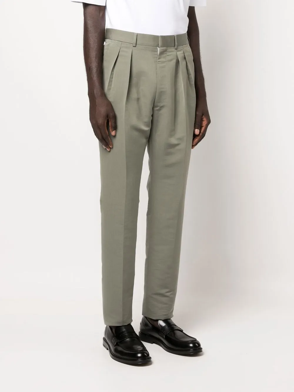 Tom Ford Taperedleg Chinos In Green ModeSens
