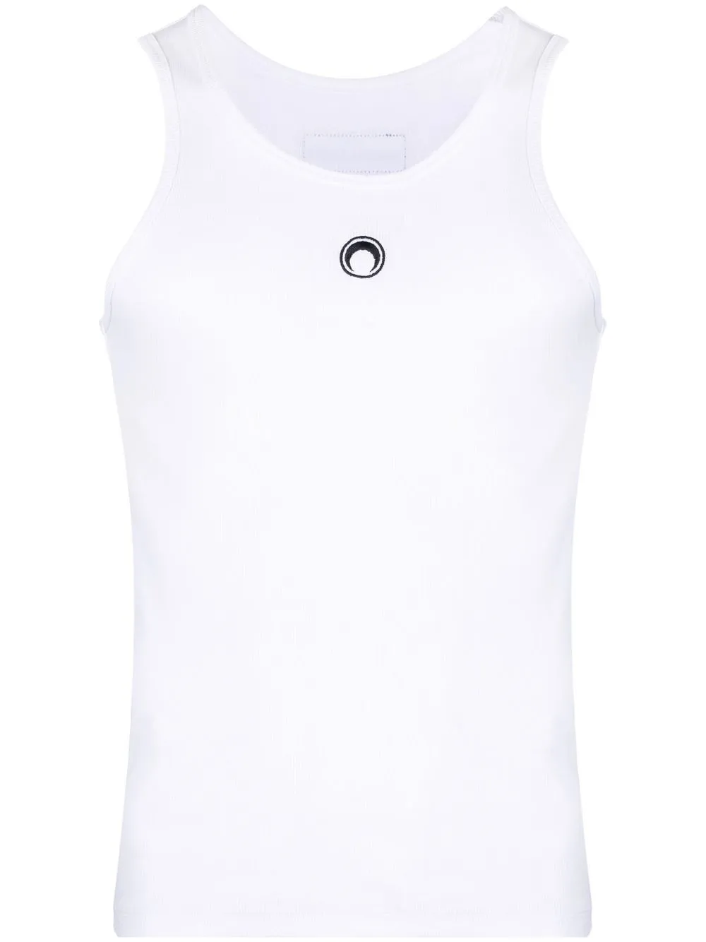 

Marine Serre camiseta con luna estampada - Blanco