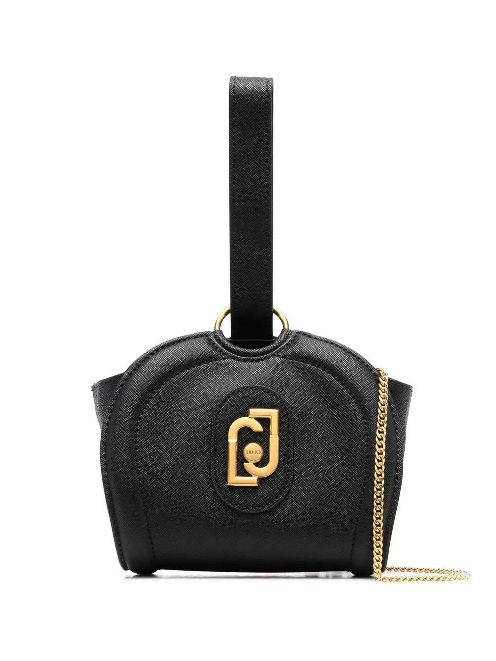 

LIU JO bolsa crossbody con placa del logo - Negro