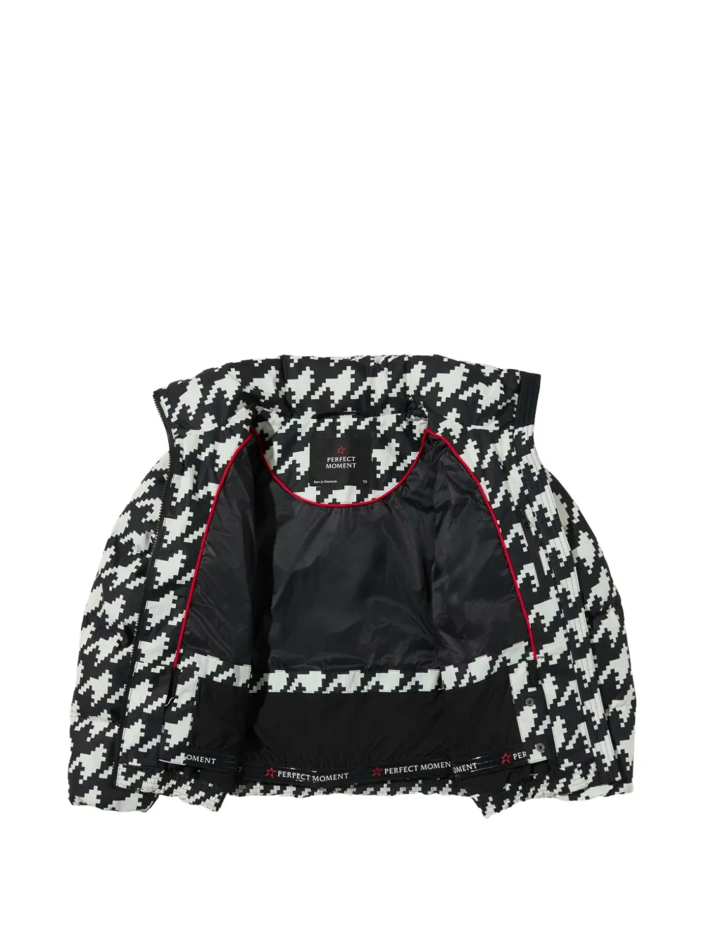  Perfect Moment Kids Gefütterte Jacke Mit Pixel Print   Schwarz 