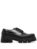Prada brushed Derby shoes - Black