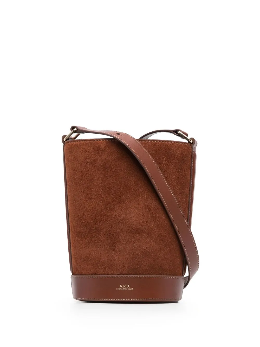 

A.P.C. bolsa bucket - Marrón