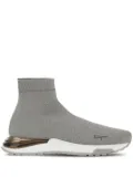 Ferragamo logo-print sock sneakers - Grey