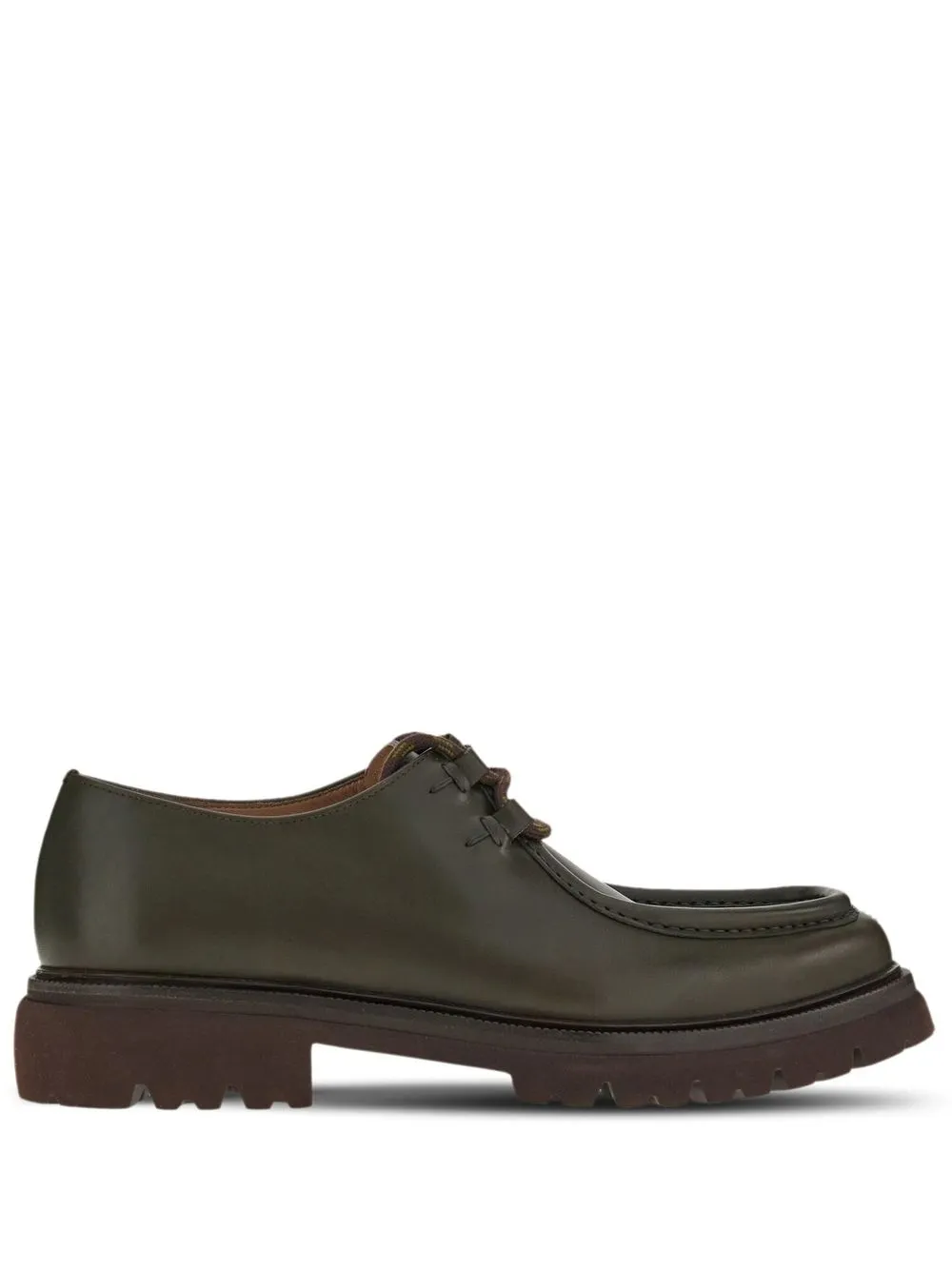 Ferragamo Derby veterschoenen Bruin