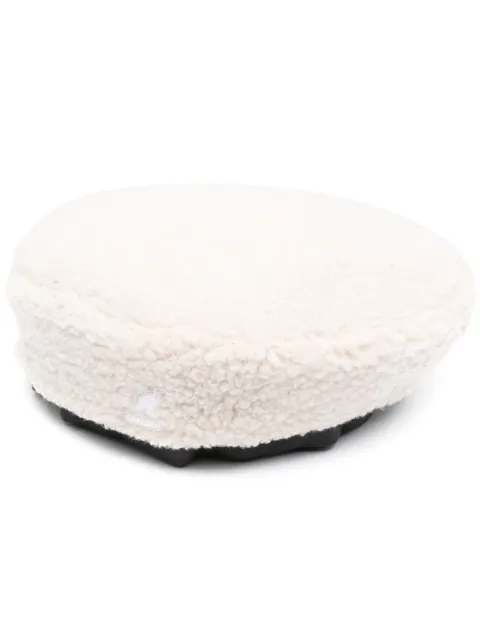 Kangol faux shearling flat-cap