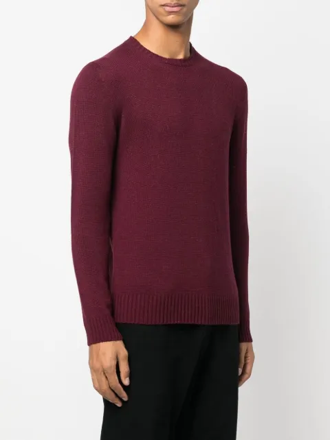 Zanone Crew Neck Long Sleeve Jumper Farfetch