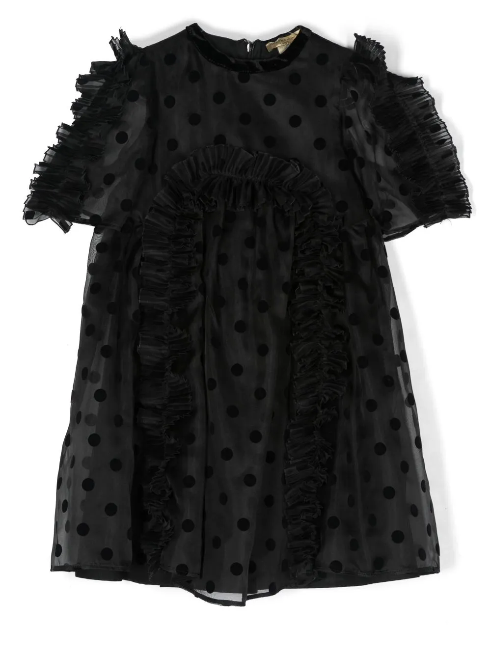 

Stella McCartney Kids polka-dot pattern dress - Black