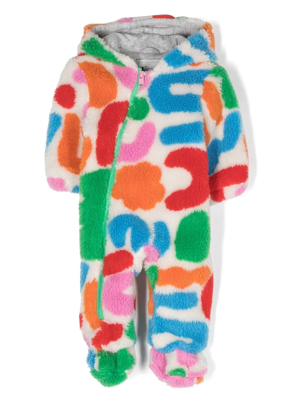 

Stella McCartney Kids traje con logo y estampado - Blanco