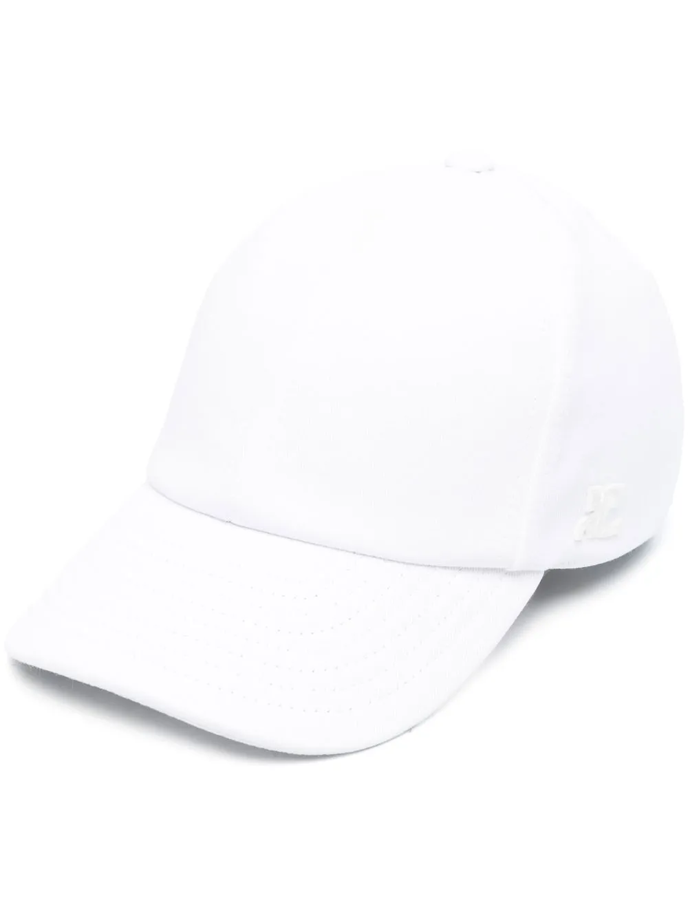 

Courrèges logo-embroidered baseball cap - White