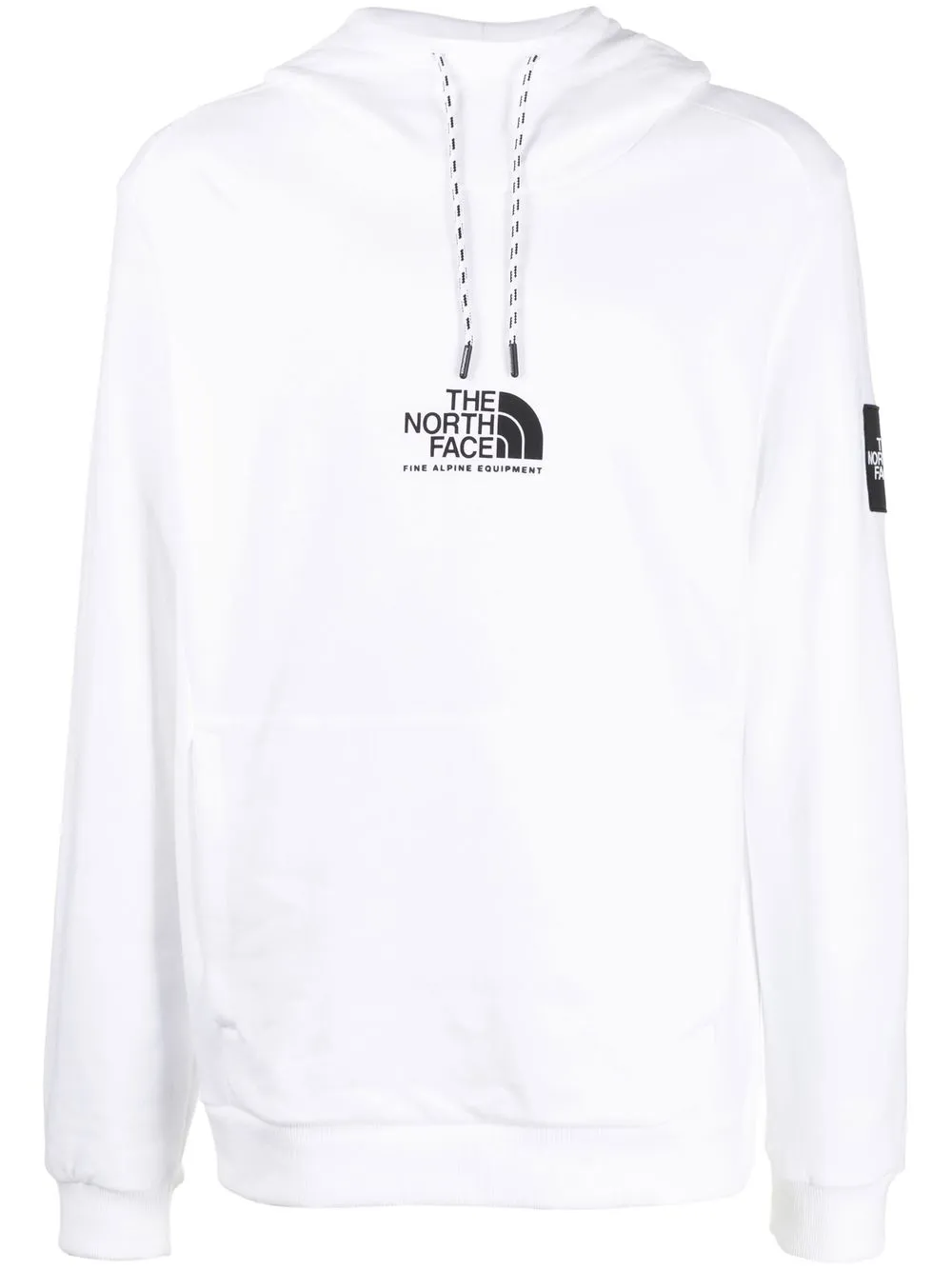 

The North Face hoodie con logo estampado - Blanco