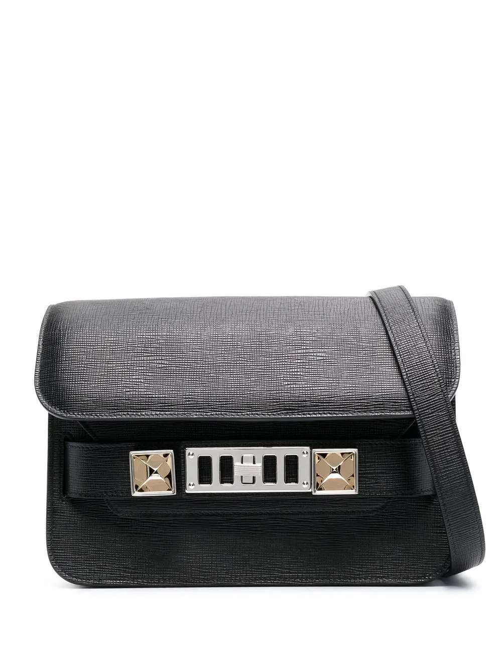 

Proenza Schouler stud-detail leather crossbody bag - Black