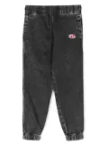 Diesel Kids logo-patch joggjeans - Grey