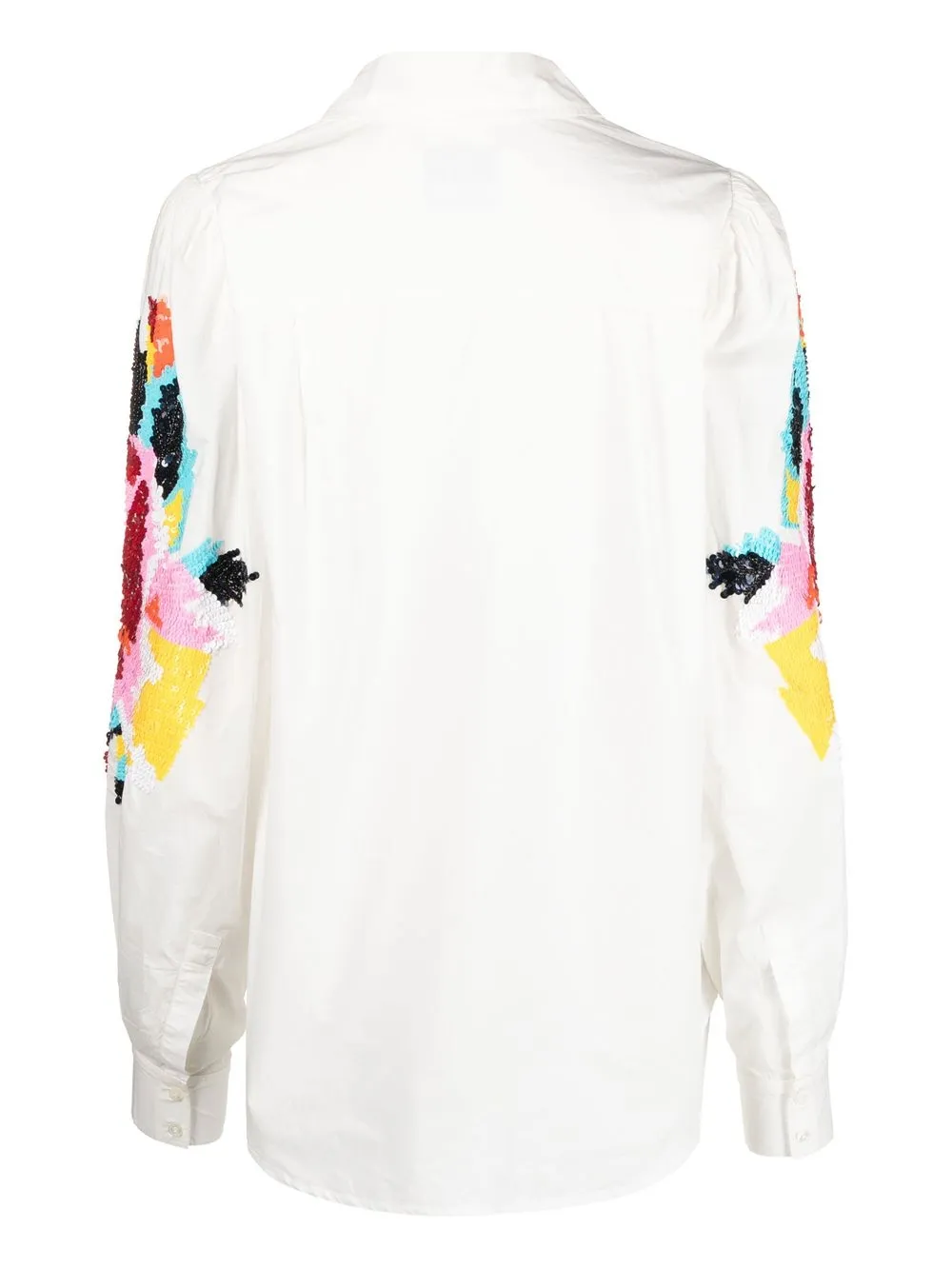 Essentiel Antwerp Blouse verfraaid met pailletten - Wit