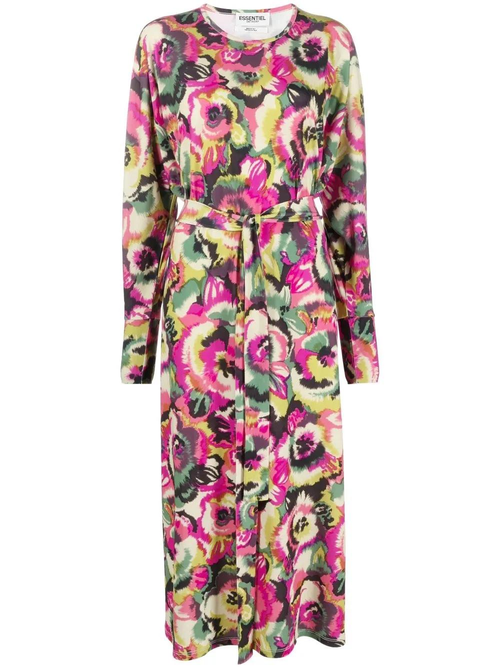 

Essentiel Antwerp vestido largo con estampado floral - Rosado